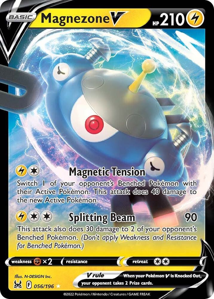 Magnezone V - 056/196 - Holo Rare V (Inglés Foil NM)