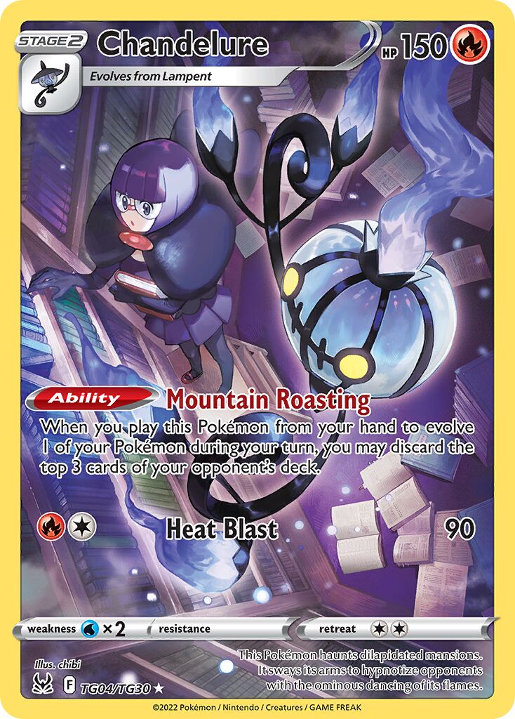 Chandelure - TG04/TG30 - Rare Holo (Inglés Foil NM)