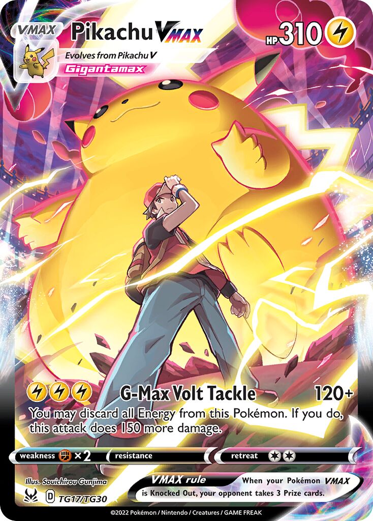 Pikachu VMAX - TG17/TG30 - Holo Rare VMAX (Inglés Foil NM)