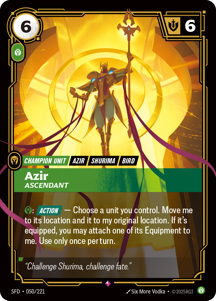 Azir, Ascendant - SFD-050/221