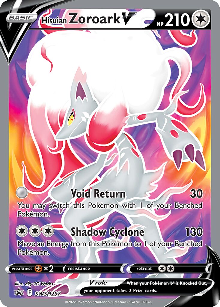 Hisuian Zoroark V - SWSH297 - Promo (Inglés Foil NM)