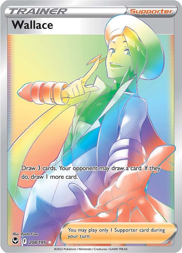 Wallace - 208/195 - Rare Rainbow (Inglés Foil NM)