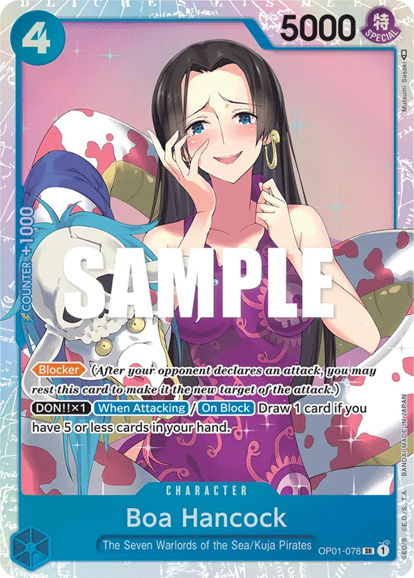 Boa Hancock - OP01-078 - Super Rare Foil (Inglés Foil NM)