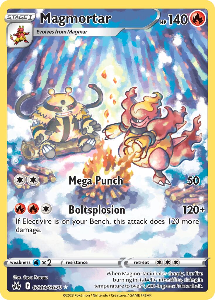 Magmortar - GG03/GG70 - Rare Holo (Inglés Foil NM)