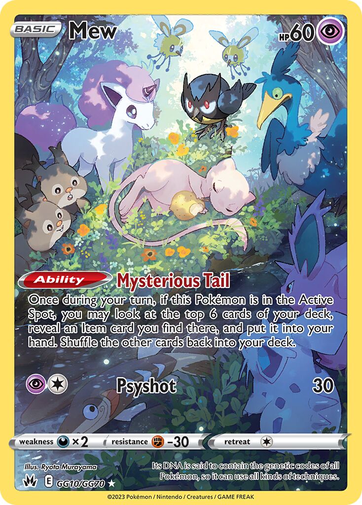 Mew - GG10/GG70 - Rare Holo (Inglés Foil LP)