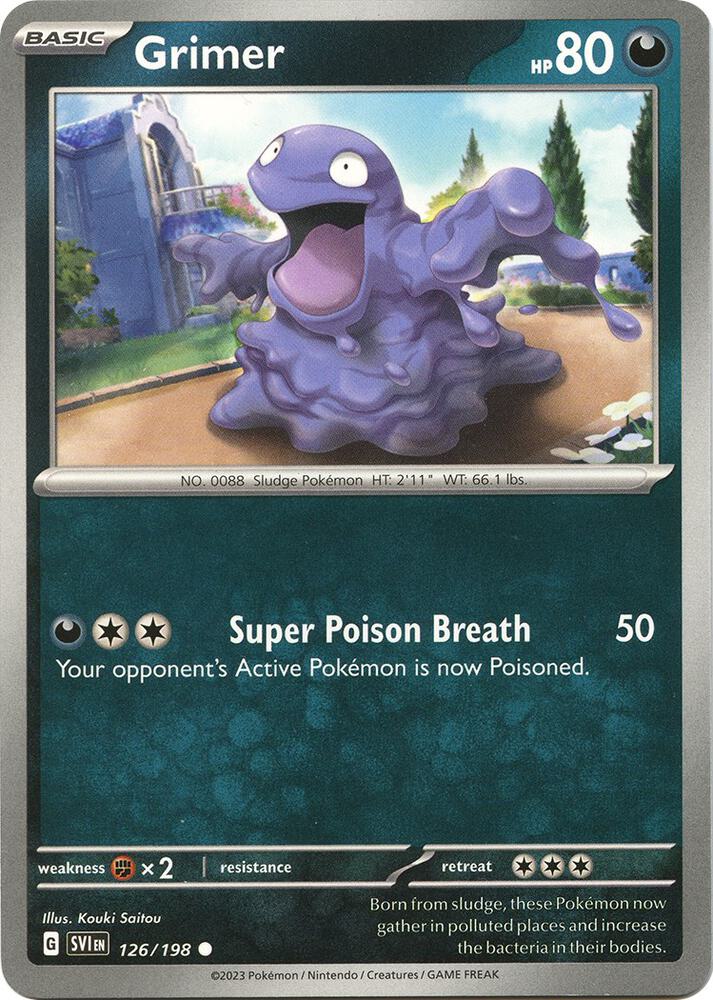 Grimer - 126/198 - Common (Inglés NM)