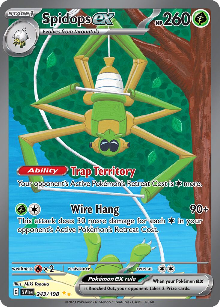 Spidops ex - 243/198 - Special Illustration Rare (Español Foil NM)