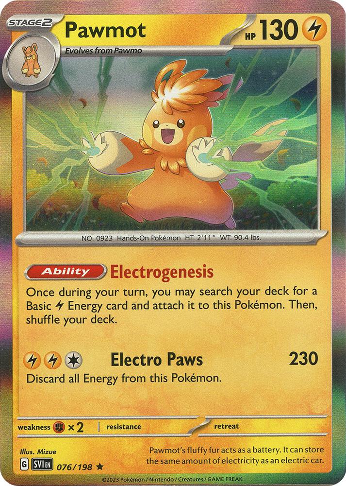 Pawmot - 076/198 - Rare (Inglés Reverse Holo NM)