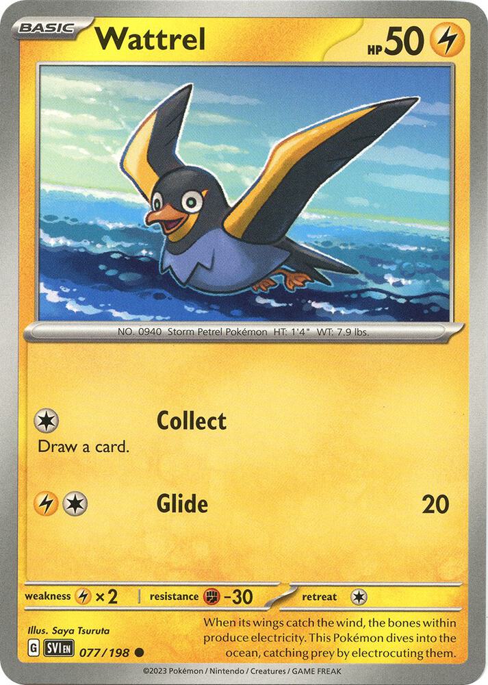 Wattrel - 077/198 - Common (Inglés Reverse Holo NM)