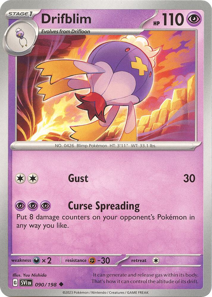 Drifblim - 090/198 - Uncommon (Inglés NM)