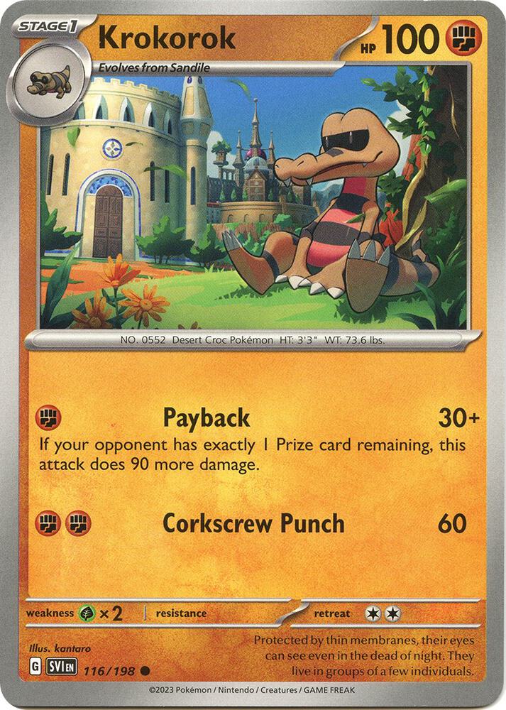 Krokorok - 116/198 - Common (Español NM)