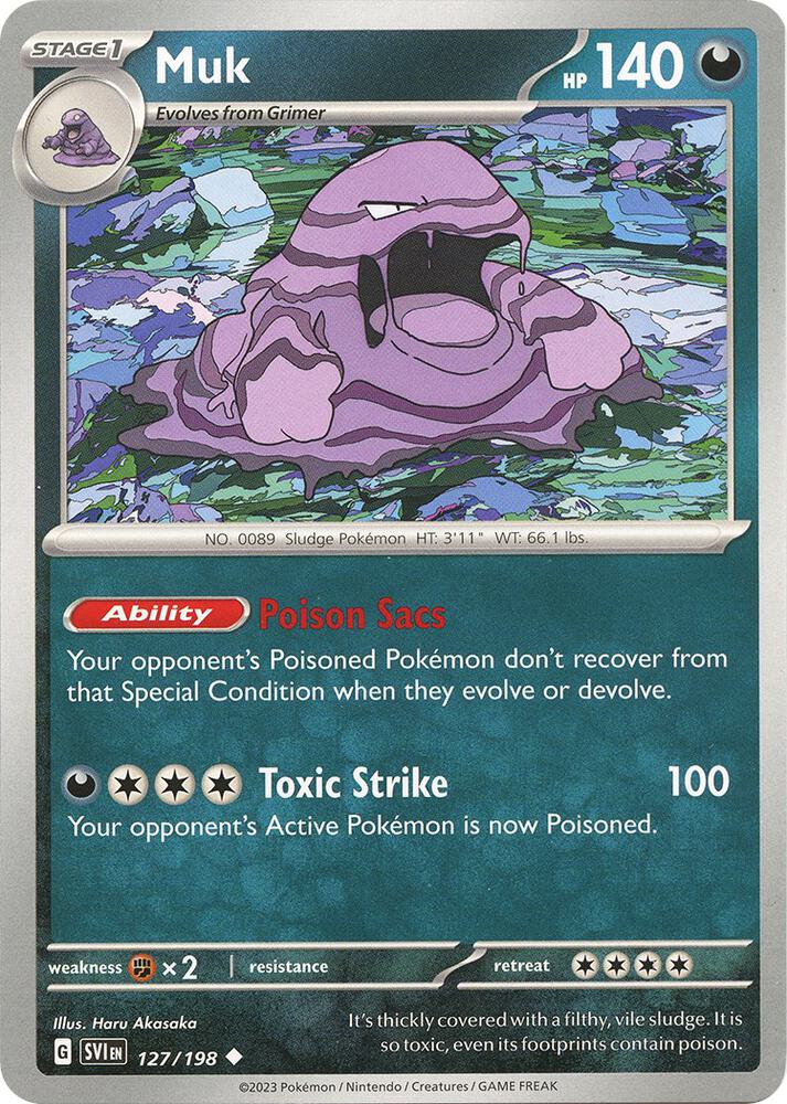 Muk - 127/198 - Uncommon (Inglés NM)