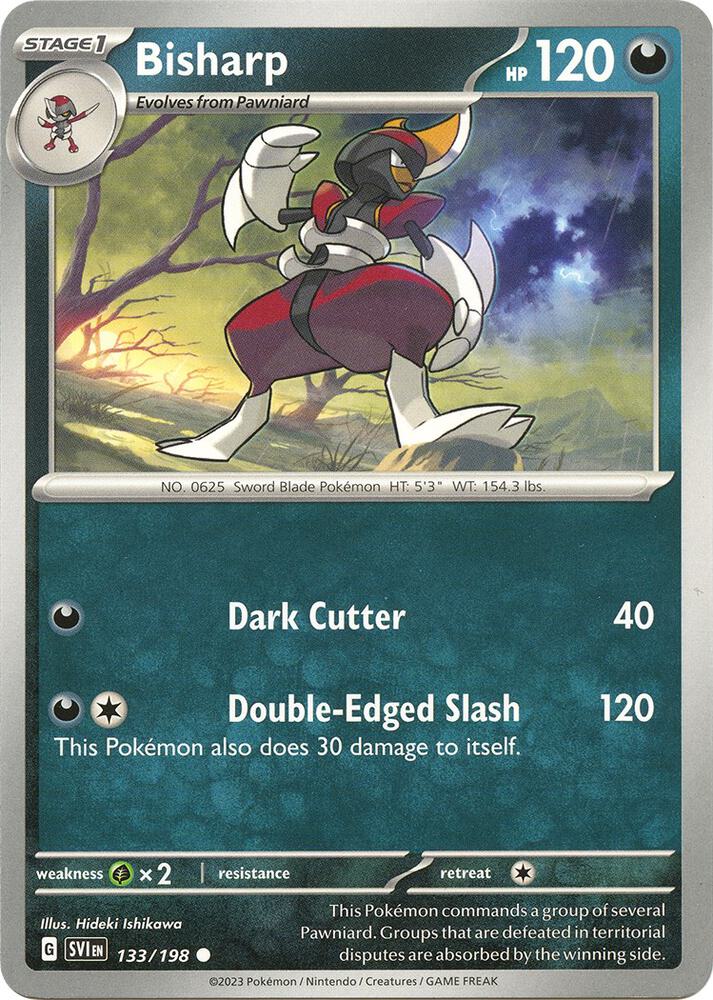 Bisharp - 133/198 - Common (Inglés Reverse Holo NM)