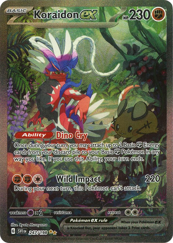 Koraidon ex - 247/198 - Special Illustration Rare (Inglés Foil LP)