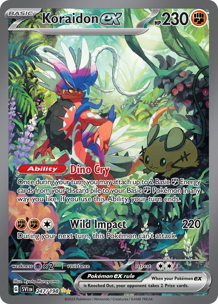 Koraidon ex - 247/198 - Special Illustration Rare (Español Foil NM)