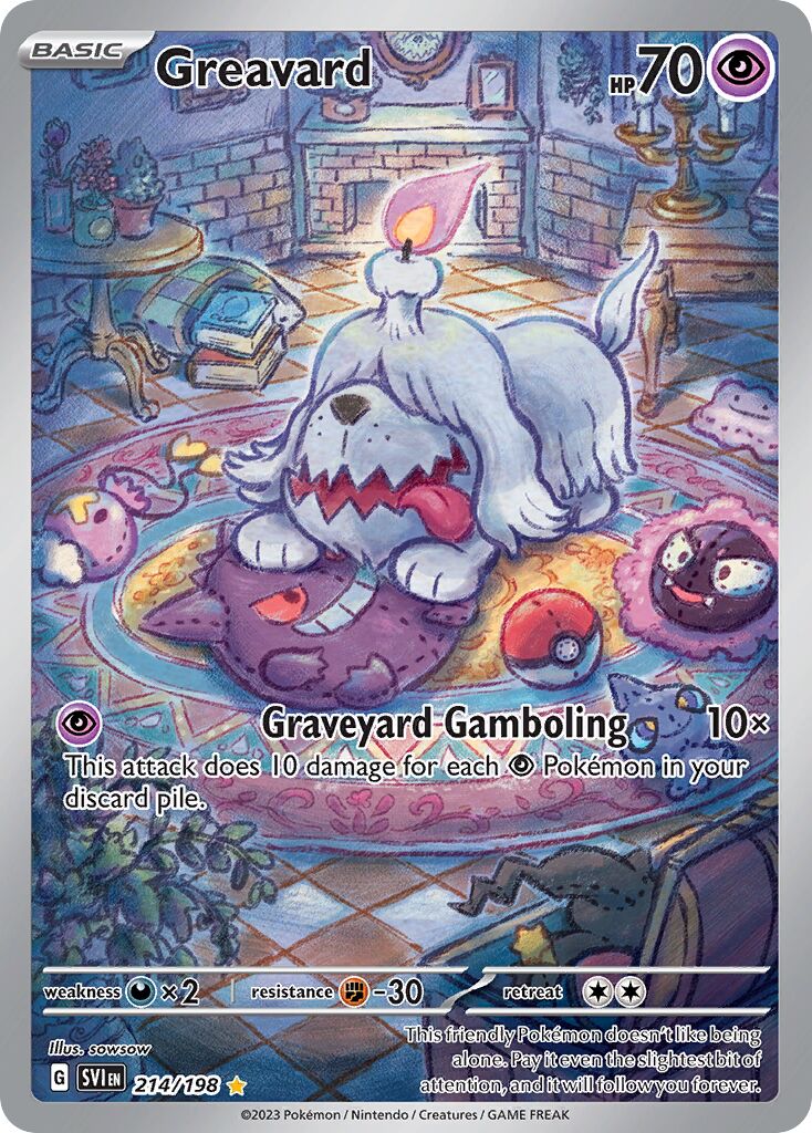 Greavard - 214/198 - Illustration Rare (Inglés Foil NM)