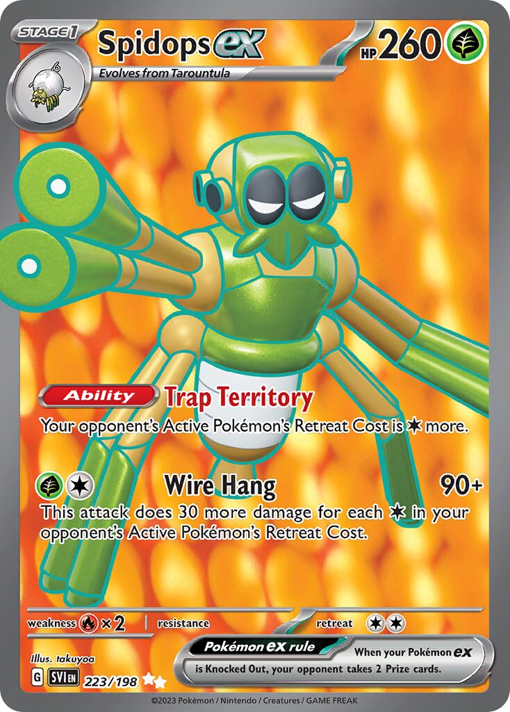 Spidops ex - 223/198 - Ultra Rare (Español Foil NM)