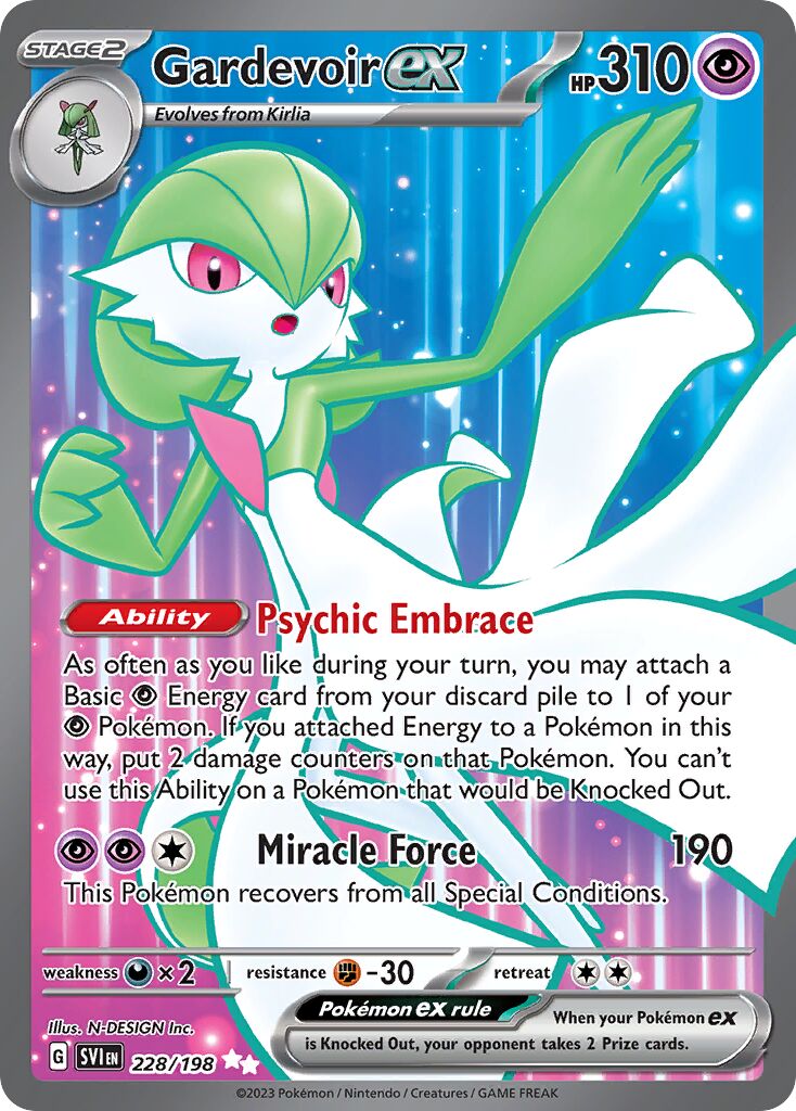 Gardevoir ex - 228/198 - Ultra Rare (Inglés Foil NM)