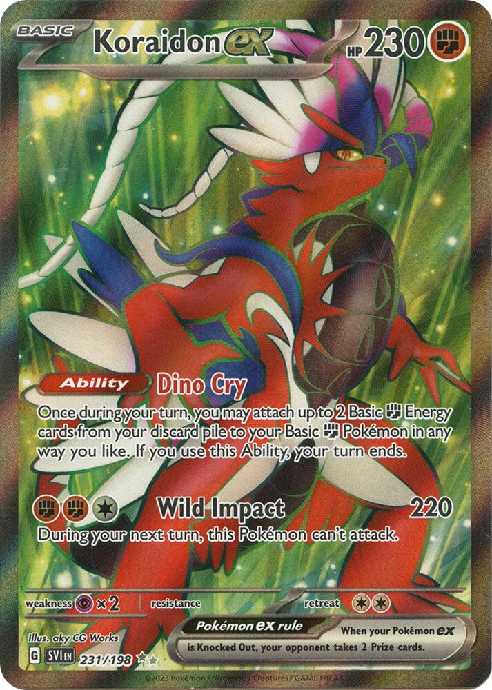 Koraidon ex - 231/198 - Ultra Rare (Inglés Foil NM)