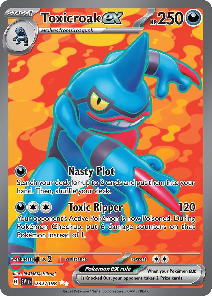 Toxicroak ex - 232/198 - Ultra Rare (Inglés Foil NM)