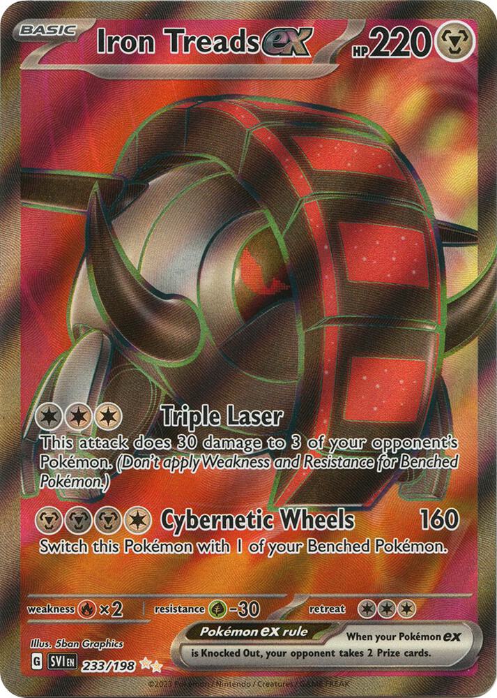 Iron Treads ex - 233/198 - Ultra Rare (Inglés Foil NM)