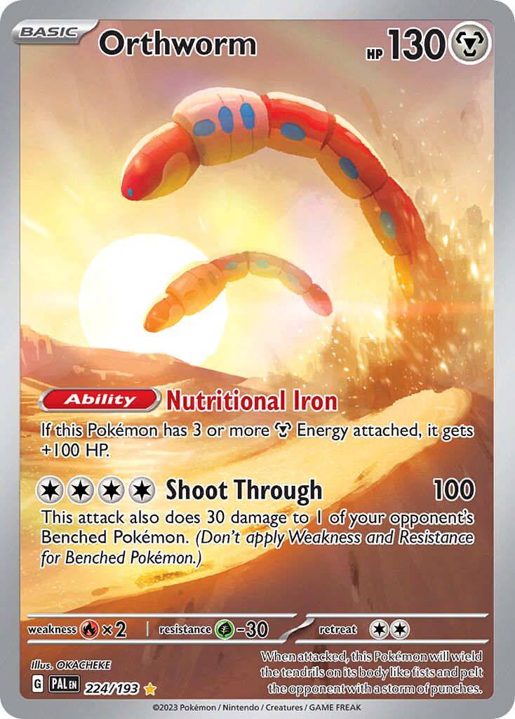 Orthworm - 224/193 - Illustration Rare (Inglés Foil NM)