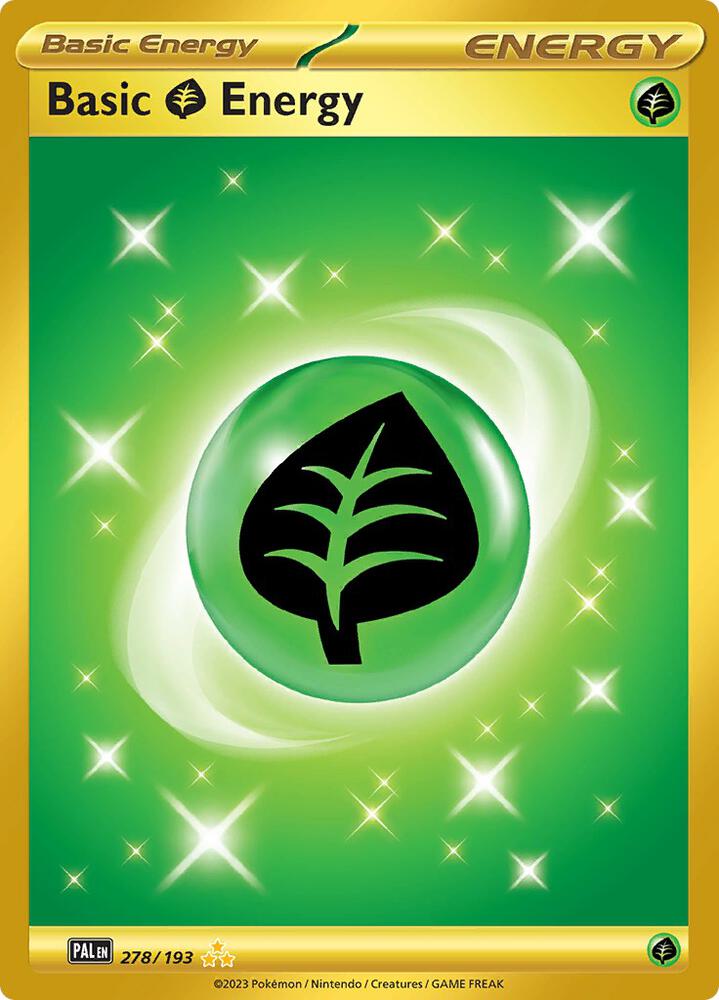 Basic Grass Energy - 278/193 - Hyper Rare (Inglés Foil NM)