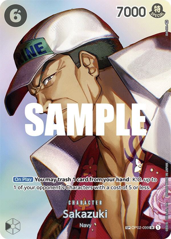 Sakazuki (SP) - OP02-099 - Special Card Foil (Inglés Foil NM)