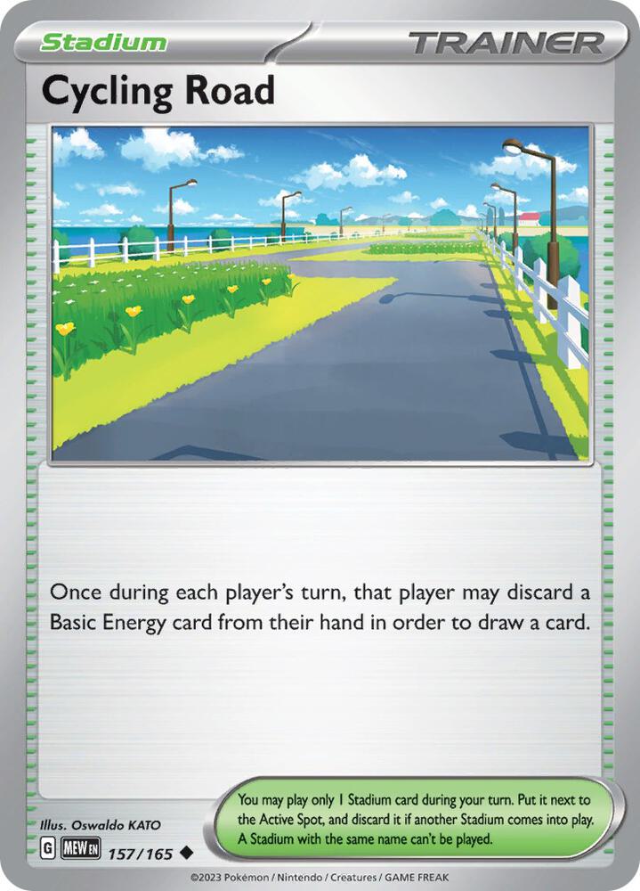 Cycling Road - 157/165 - Uncommon (Español NM)