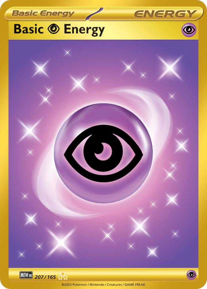 Basic Psychic Energy - 207/165 - Hyper Rare (Español Foil NM)