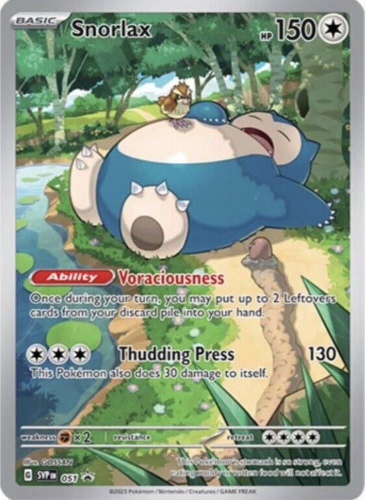Snorlax - 051 - Promo (Inglés Foil NM)