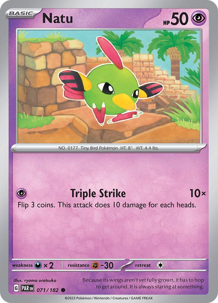 Natu - 071/182 - Common (Inglés Reverse Holo NM)