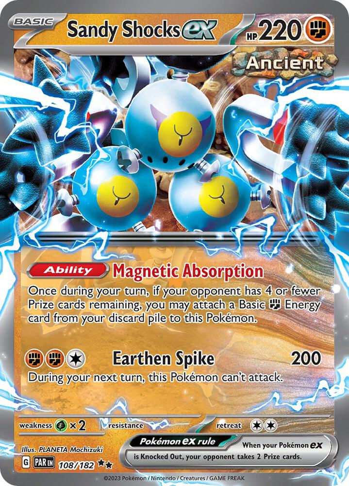 Sandy Shocks ex - 108/182 - Double Rare (Inglés Foil NM)