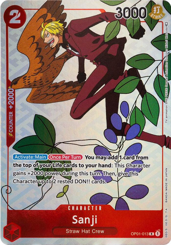 Sanji (Gift Collection 2023) - OP01-013 - Rare Foil (Inglés Foil NM)