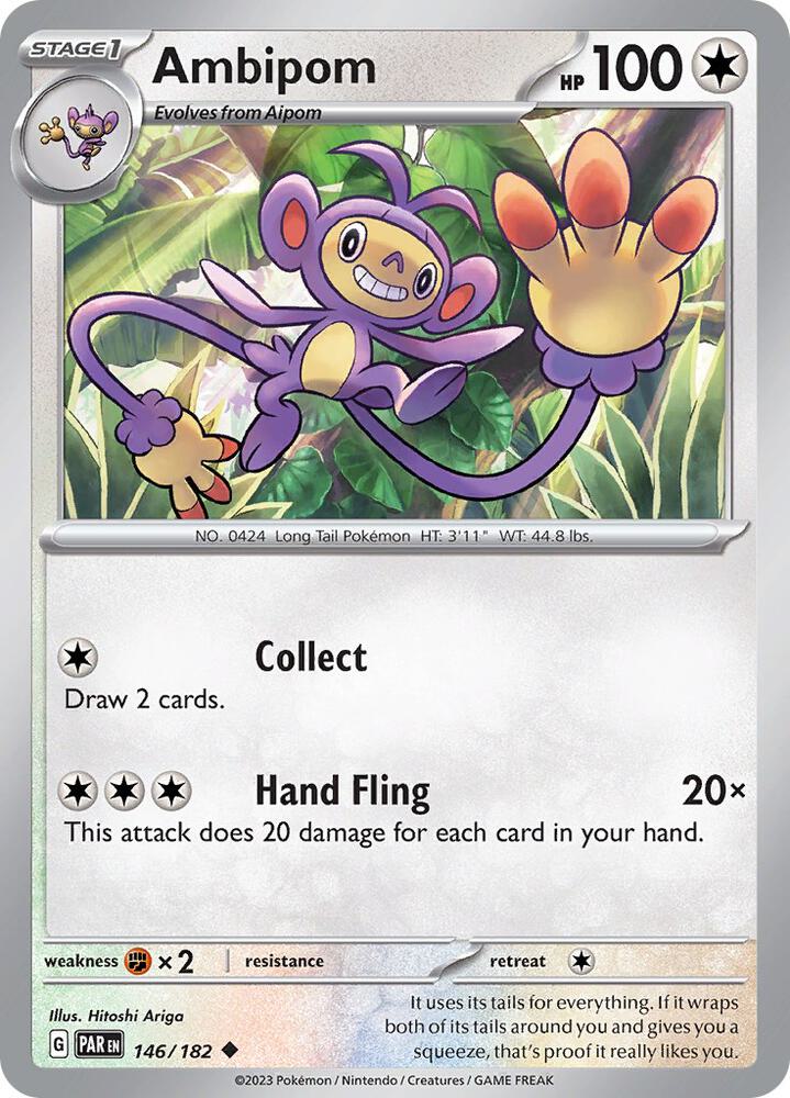 Ambipom - 146/182 - Uncommon (Inglés NM)