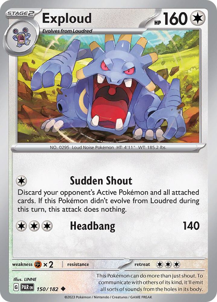 Exploud - 150/182 - Uncommon (Inglés NM)