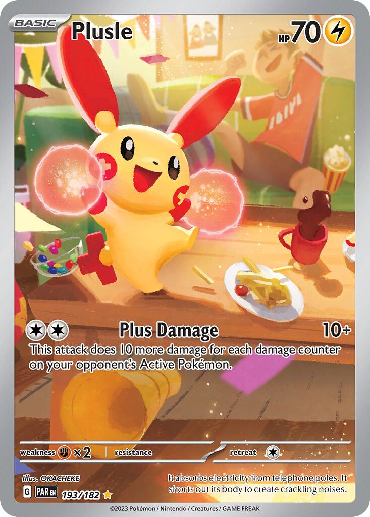 Plusle - 193/182 - Illustration Rare (Español Foil NM)