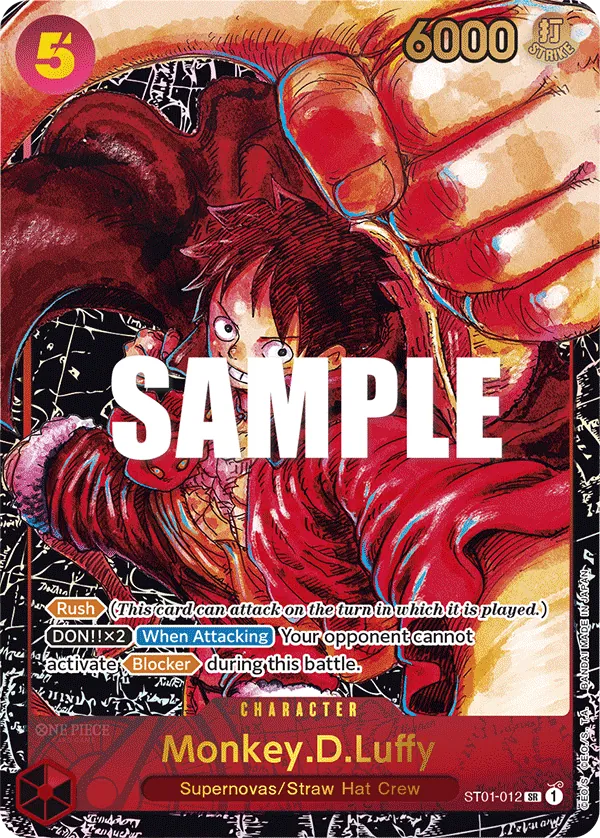 Monkey.D.Luffy (012) (Alternate Art) - ST01-012 - Special Card Foil (Inglés Foil LP)