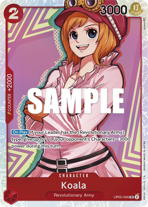 Koala - OP05-006 - Super Rare Foil (Inglés Foil NM)