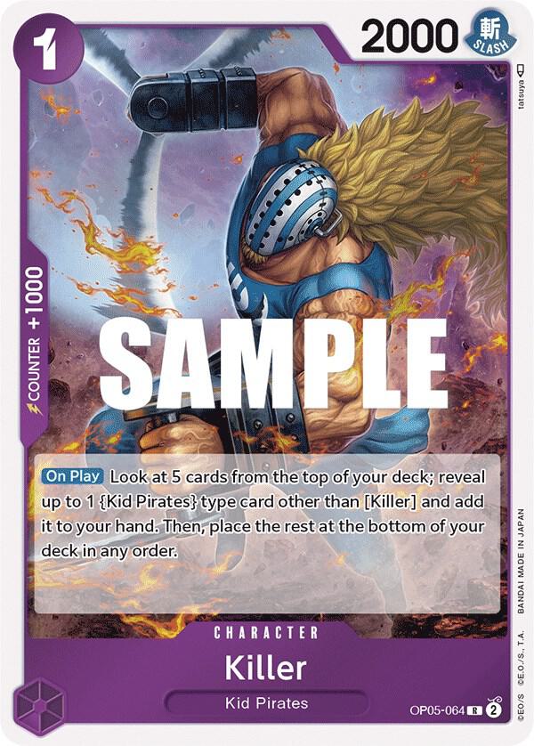 Killer - OP05-064 - Rare Foil (Inglés Foil NM)