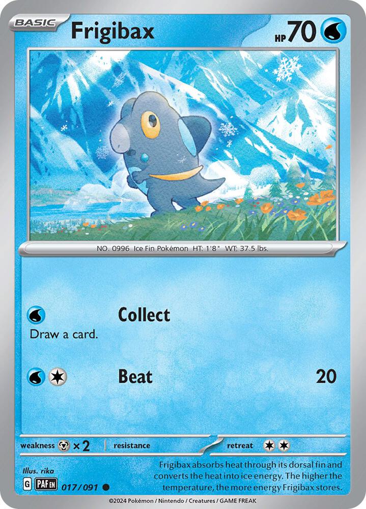 Frigibax - 017/091 - Common (Español Reverse Holo NM)