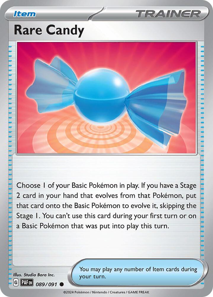 Rare Candy - 089/091 - Common (Inglés NM)