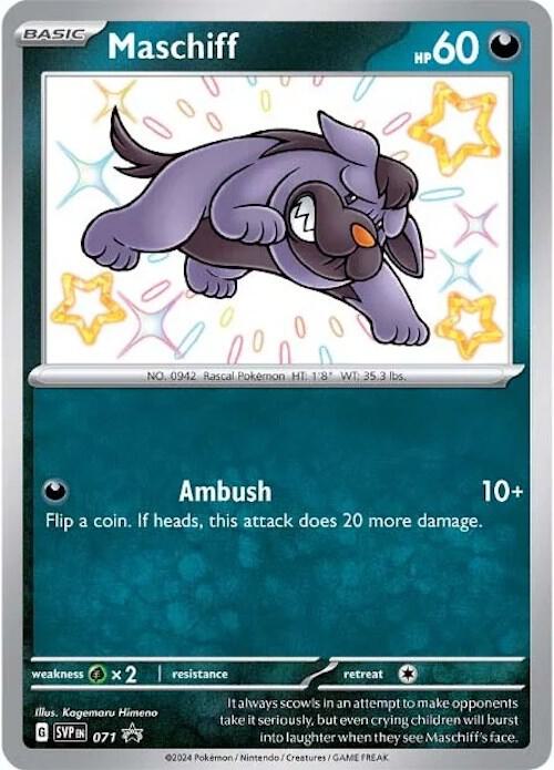 Maschiff - 071 - Promo (Inglés Foil NM)