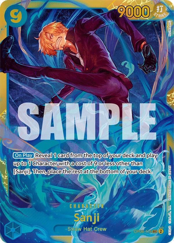 Sanji - OP06-119 - Secret Rare Foil (Inglés Foil NM)