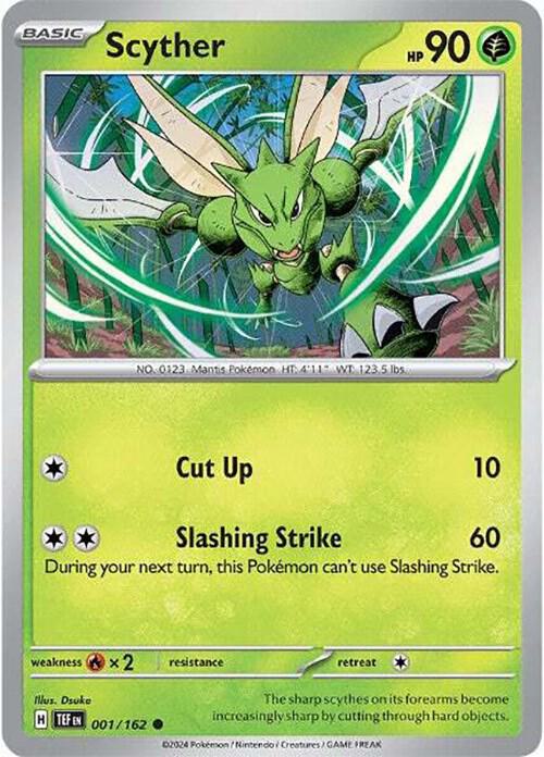Scyther - 001/162 - Common (Español NM)