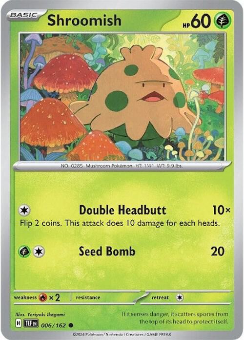 Shroomish - 006/162 - Common (Inglés NM)