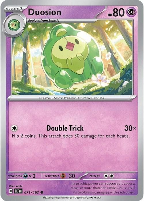 Duosion - 071/162 - Common (Inglés Reverse Holo NM)