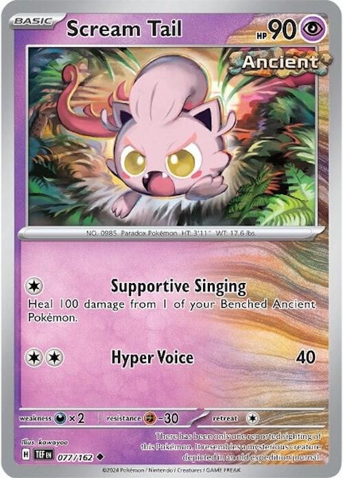 Scream Tail - 077/162 - Uncommon (Inglés NM)