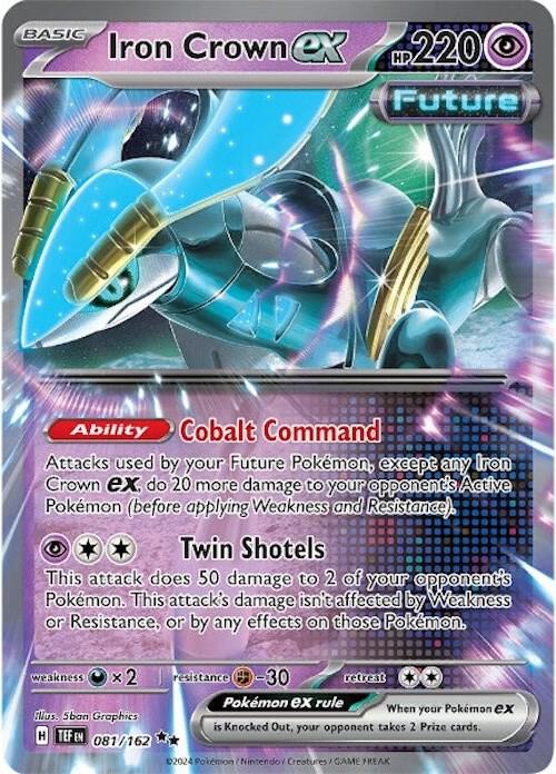 Iron Crown ex - 081/162 - Double Rare (Inglés Foil NM)