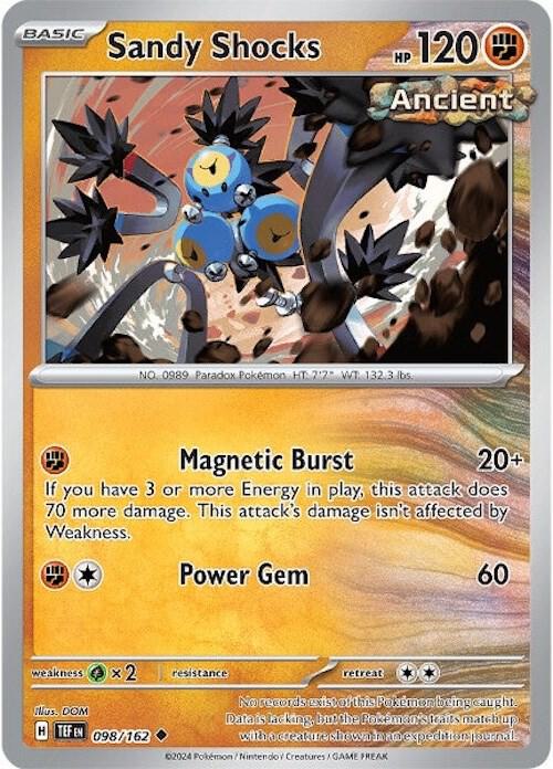 Sandy Shocks - 098/162 - Uncommon (Inglés NM)